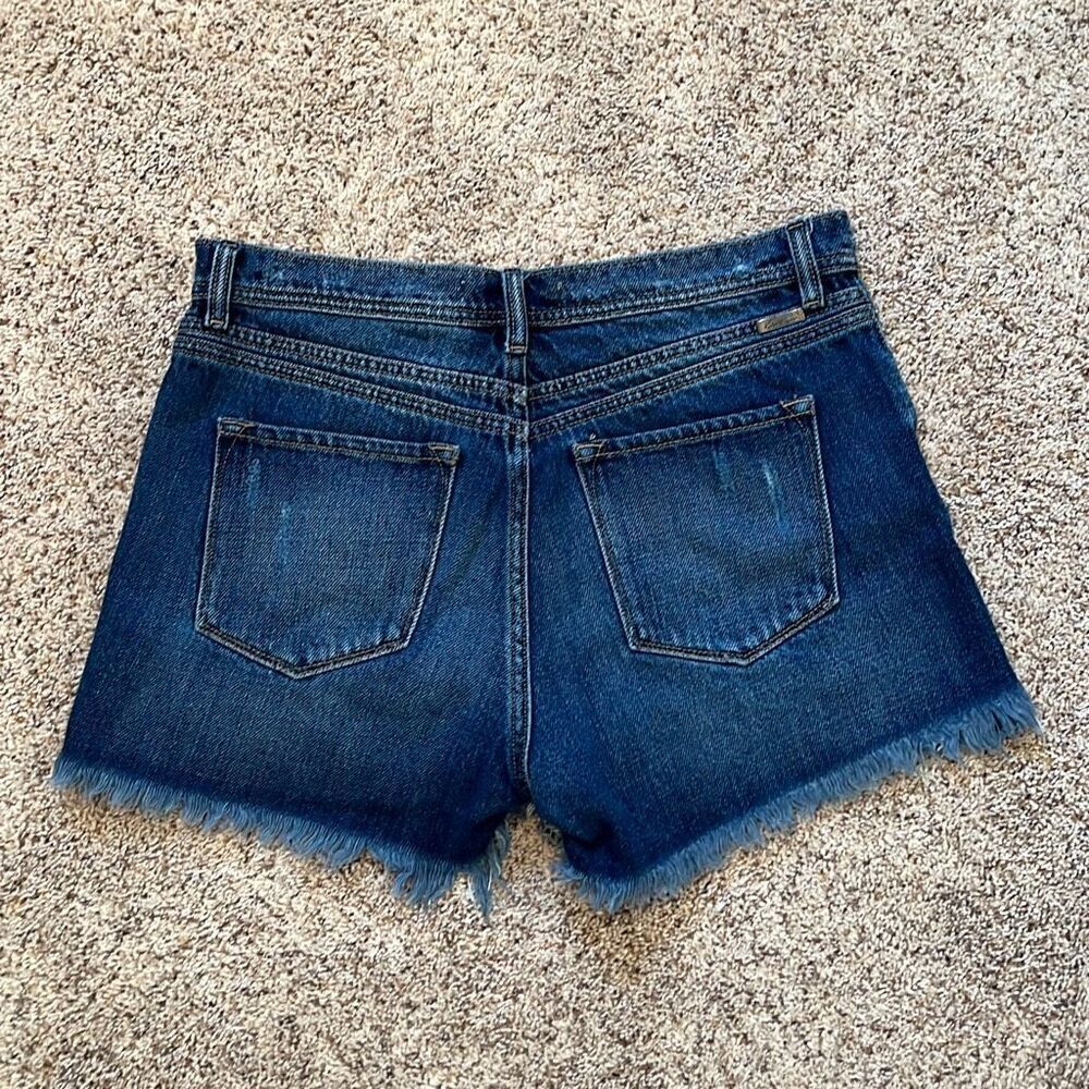 KanCan High Rise Ripped Button Fly Shorts Size 29 - Picture 3 of 5